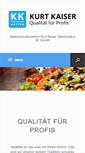 Mobile Screenshot of kk-gastro.de